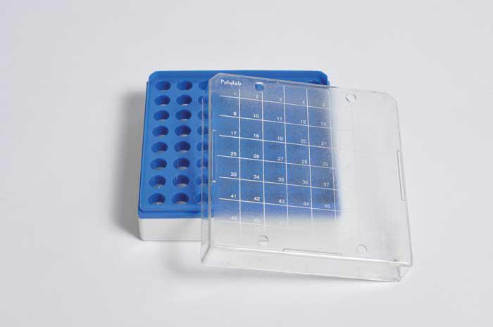 MICROCENTRIFUGE TUBE STORAGE BOX, FOR 0.5ML TUBES, PC | UNI1-63213