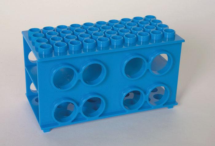 PLASTIC TEST TUBE RACK, CUBE | UNI1-76001