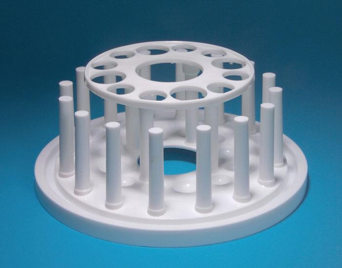 PLASTIC TEST TUBE RACK, ROUND, 12-TUBE | UNI1-77704