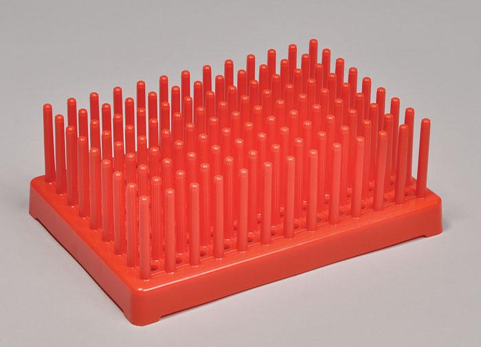 TEST TUBE DRYING RACK, 50 PLACES | UNI1-77852