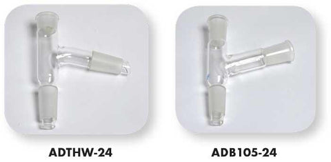 ADAPTER, INCLINED, 105°, 24/40 JOINT | UNI1-ADB105-24