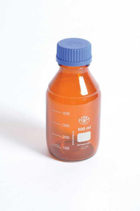 MEDIA/STORAGE BOTTLES, AMBER, 250ML | UNI1-BMA0250