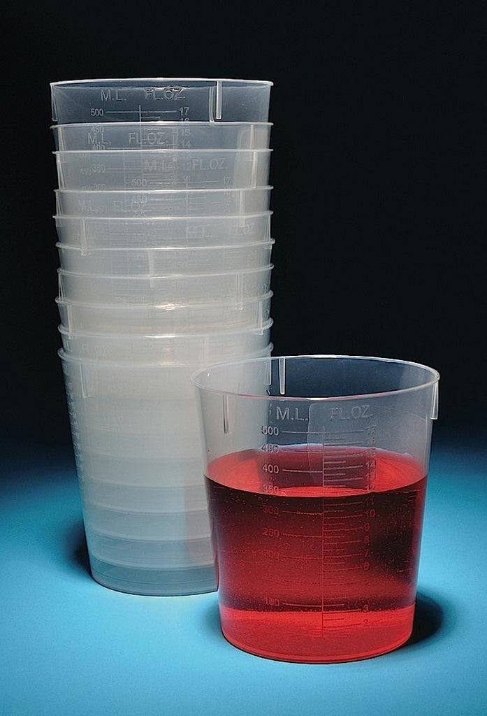 STACKABLE BEAKERS, POLYPROPYLENE (PP), 120ML, CASE OF 1000 | UNI1-BST120-CASE