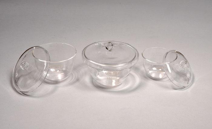 CRUCIBLES, GLASS, 15ML (LID ONLY) | UNI1-CGQ015-L