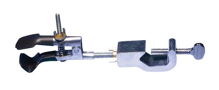 BURETTE CLAMP WITH BOSS HEAD, COATED JAWS | UNI1-COBR3-FR