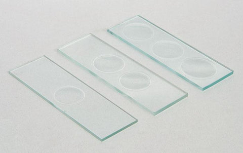 CONCAVITY SLIDES, GLASS, 1 CONCAVITY, PK/12 | UNI1-CS3X11