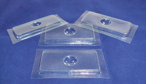 PLASTIC WELL SLIDES, LARGE, PACK OF 10 | UNI1-CSPLG1