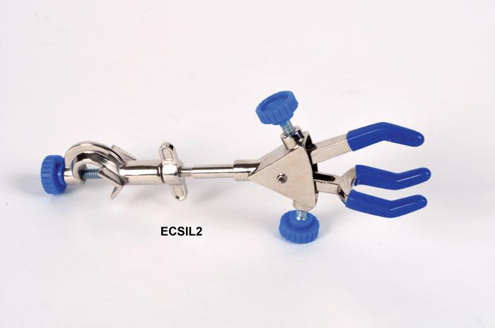 3-PRONG EXTENSION CLAMP, W/BOSS HEAD, PVC COATED | UNI1-ECPVC2