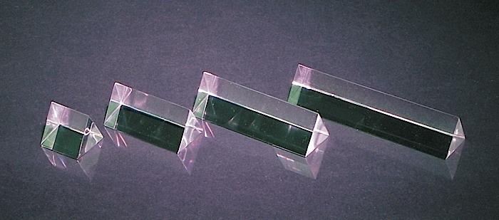 GLASS EQUILATERAL PRISM, 75MM X 25MM | UNI1-PGE075