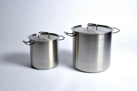 UTILITY TANKS WITH LID (STOCK POT), STAINLESS STEEL 6 L | UNI1-STKPT06