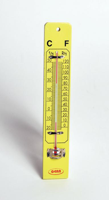 WALL THERMOMETER ON WOODEN BASE | UNI1-THWW01
