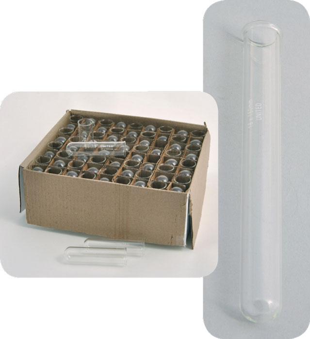 TEST TUBE W/ RIM, BOROSILICATE GLASS, 12 X 75MM | UNI1-TT9800-B