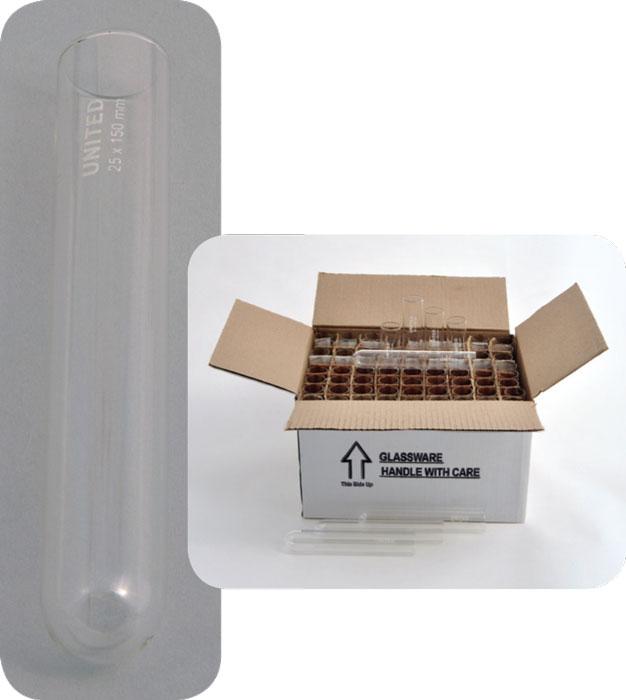 TEST TUBE W/OUT RIM, BOROSILICATE GLASS, 12 X 75MM | UNI1-TT9820-B