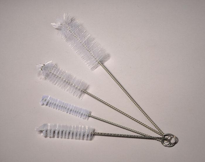 TEST TUBE BRUSH, NYLON BRISTLES, 3" BRUSH LENGTH, 3/4" BRUSH DIAMETER | UNI1-TTBRB2