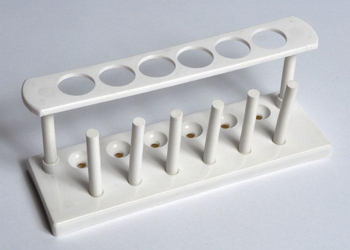 PLASTIC TEST TUBE RACK, IN-LINE | UNI1-TTHP02