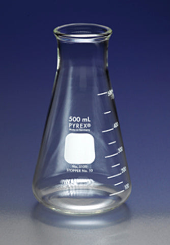 PYREX® 2L Wide Mouth Erlenmeyer Flasks with Heavy Duty Rim | Corning 5100-2L
