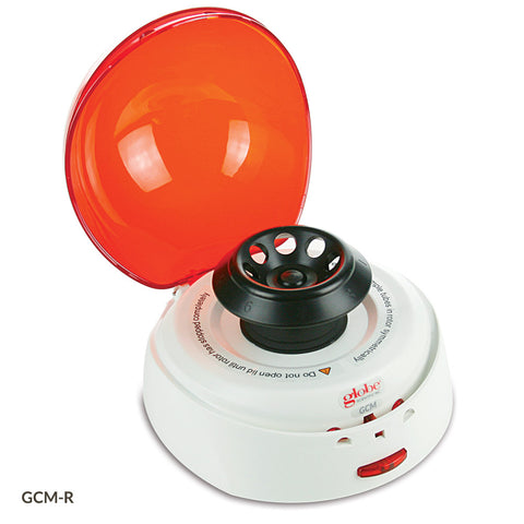 Centrifuge, Mini, 8-Place,120v/60Hz, Red Lid, 7000rpm Fixed Speed, US Plug | GLO1-GCM-R