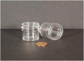 Jar, 7.5mL, PP, 33mm wide, screwcap #6410 sep. 2783/case | GLO1-6361